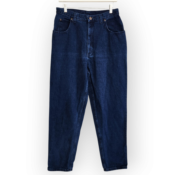 Vintage Northern Reflections Dark Wash High Waisted Mom Jeans Taper Leg Jeans 8 - Picture 8 of 8